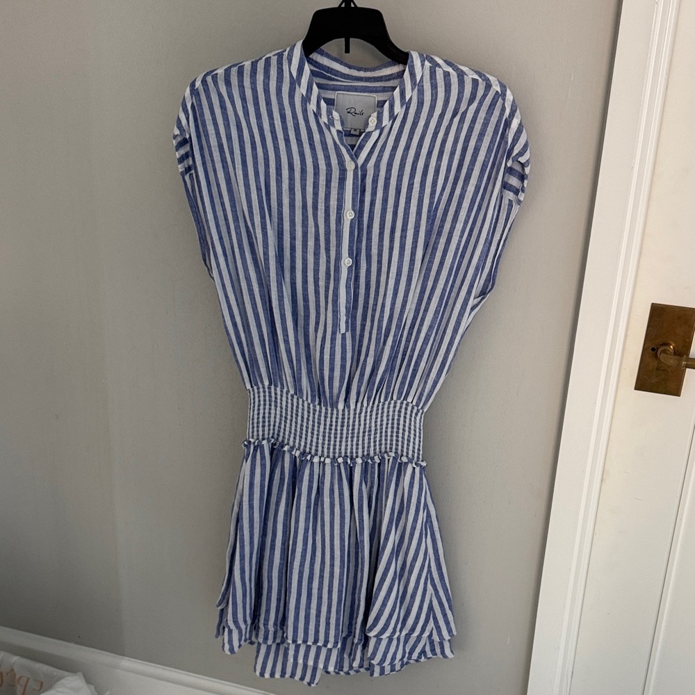Rails Striped Button-Up in Blue and White